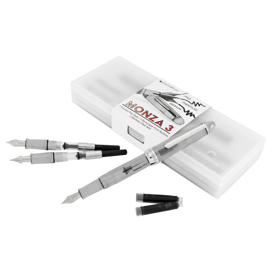 Monteverde Monza 3 Fountain Pen Clear by Monteverde at Cult Pens