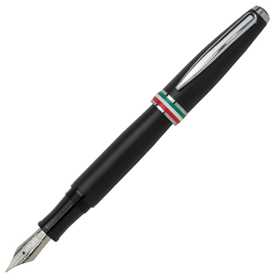 Monteverde Aldo Domani Italia Fountain Pen Matte Black by Monteverde at Cult Pens