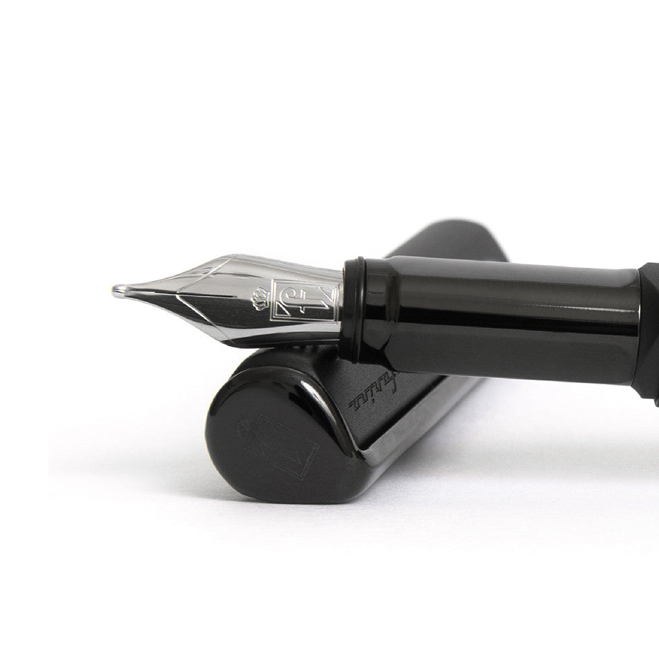 Pininfarina Segno PF One Fountain Pen Black by Napkin|Pininfarina at Cult Pens