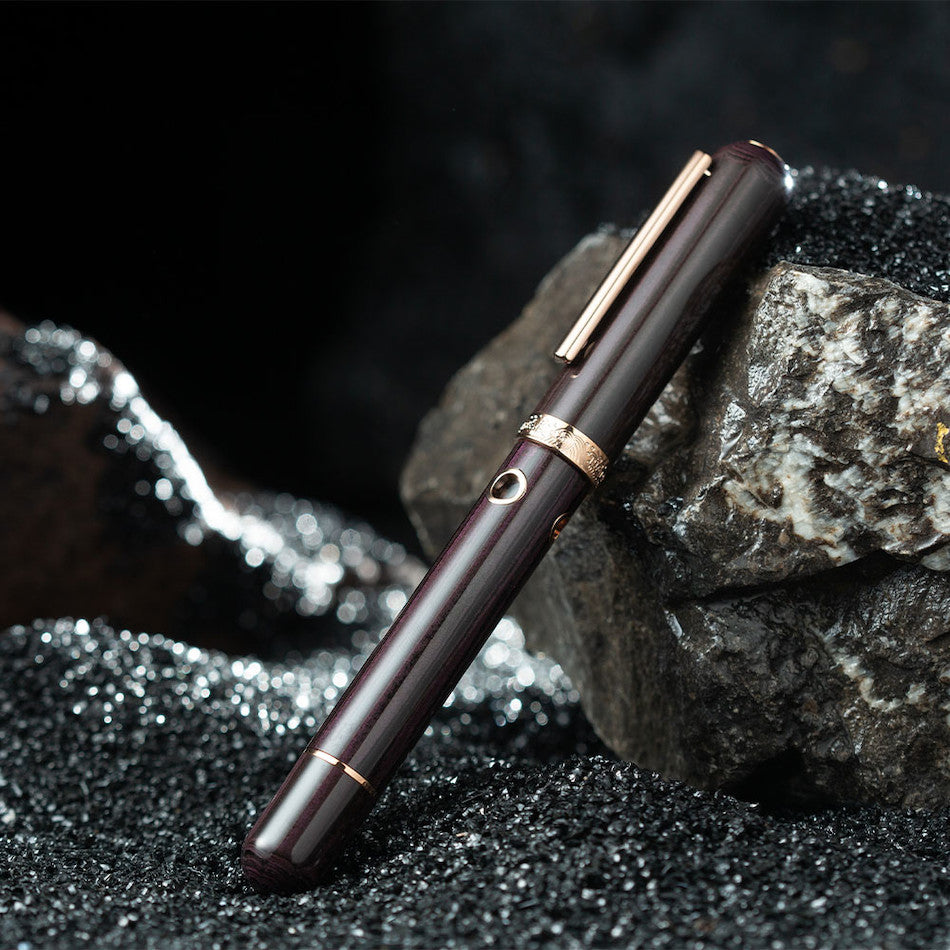 Nahvalur Nautilus Fountain Pen Stylophora Berry by Nahvalur at Cult Pens