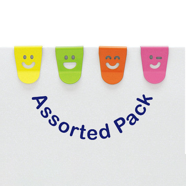 OHTO Smile Slide Clip Mini Assorted Pack of 20 by OHTO at Cult Pens