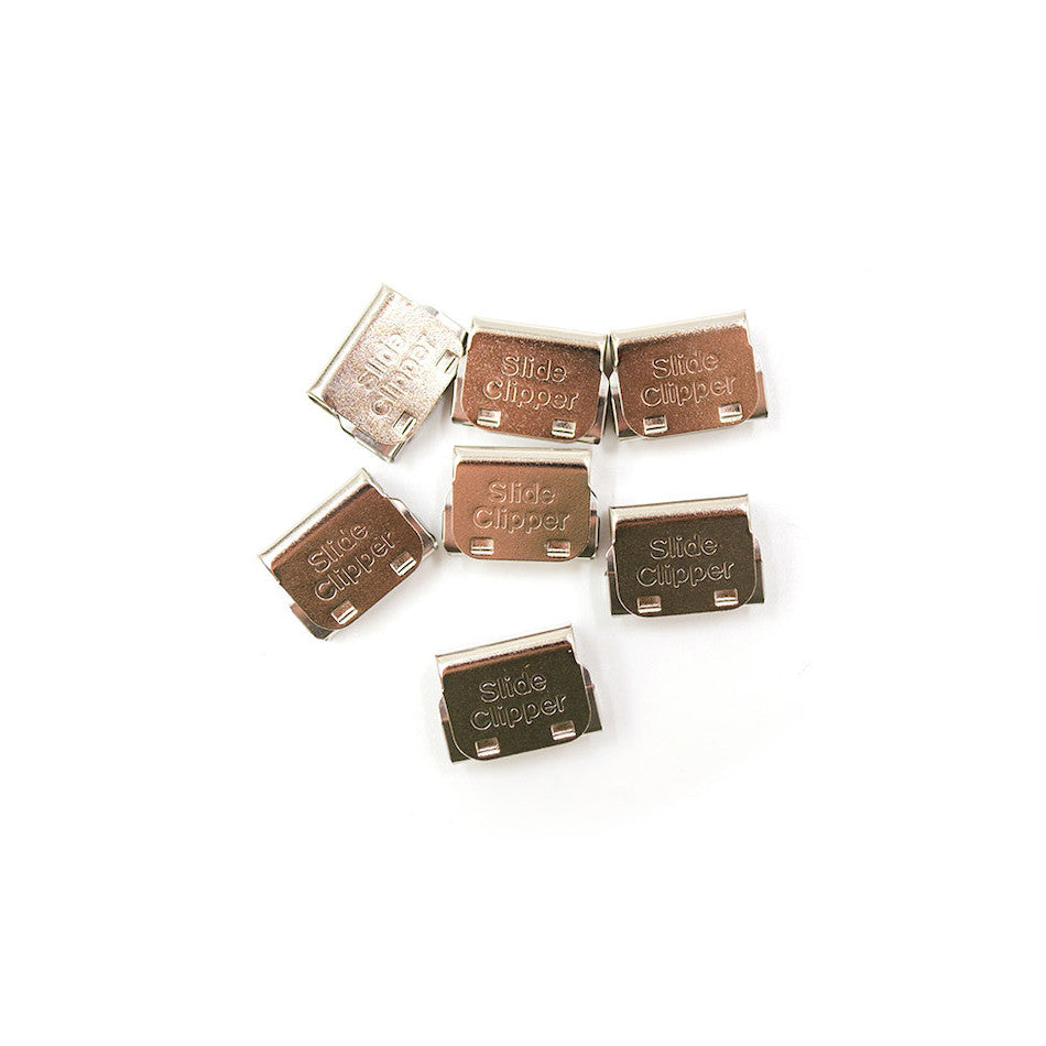 OHTO Slide Clipper Large Clips Steel Set of 7 by OHTO at Cult Pens
