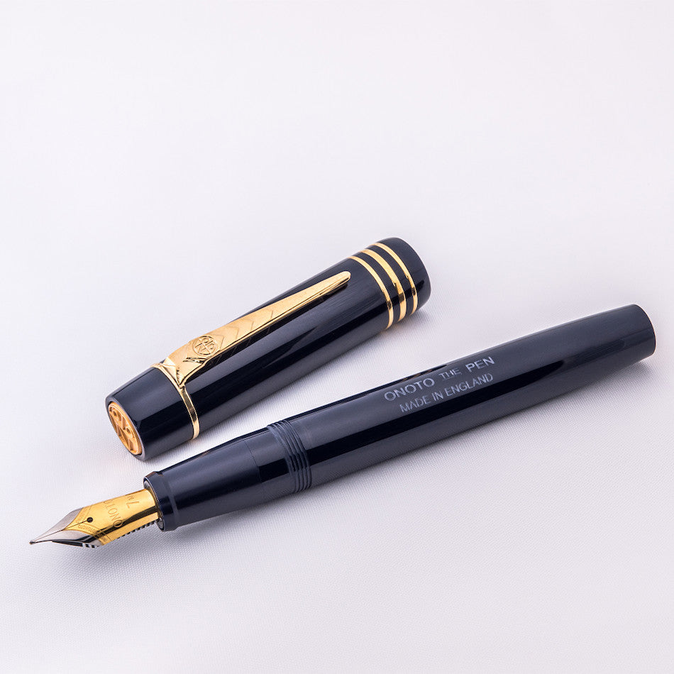 Onoto Magna Classic Fountain Pen Blue Plain by Onoto at Cult Pens