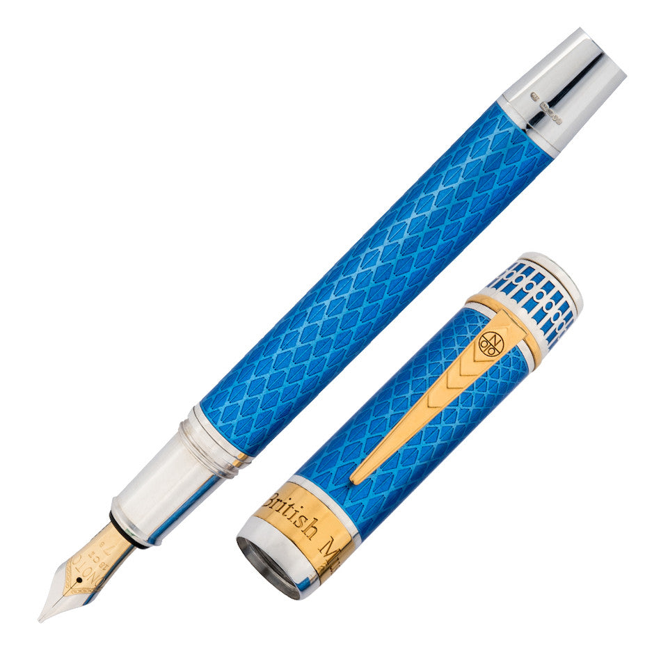 Onoto The British Museum Fountain Pen Great Court Silver Limited Edition by Onoto at Cult Pens