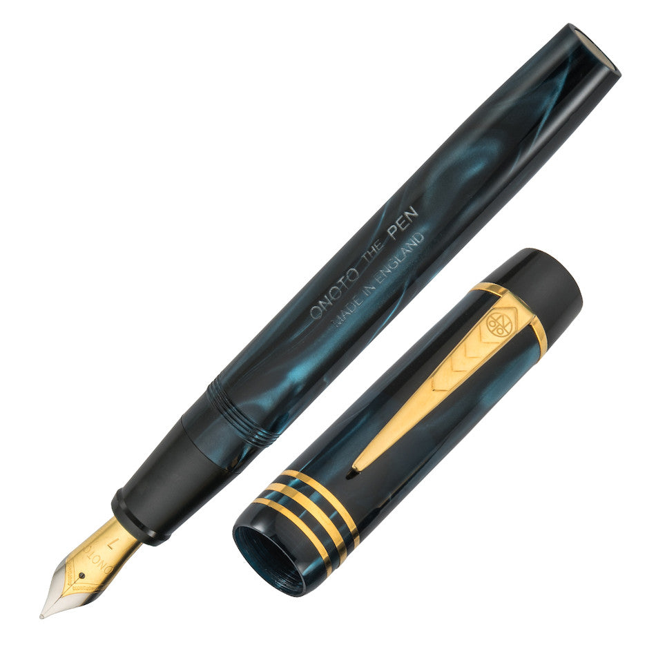Onoto Magna Classic Fountain Pen Blue Pearl by Onoto at Cult Pens