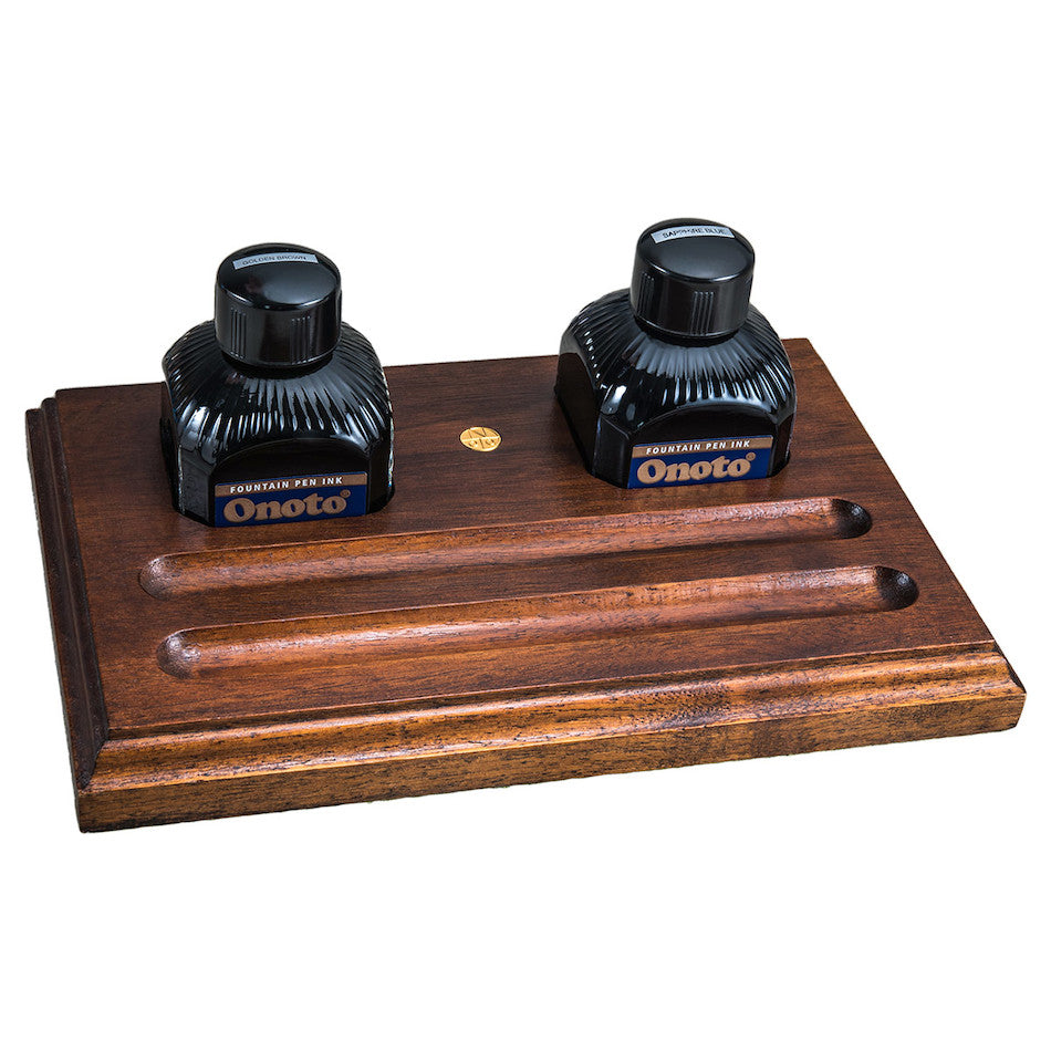 Onoto Walnut Pen & Ink Desk Tray by Onoto at Cult Pens