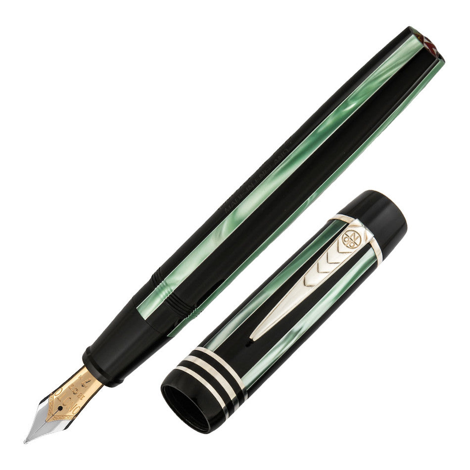 Onoto Pinstripe 18ct Gold Nib Fountain Pen University of Cambridge Blue by Onoto at Cult Pens