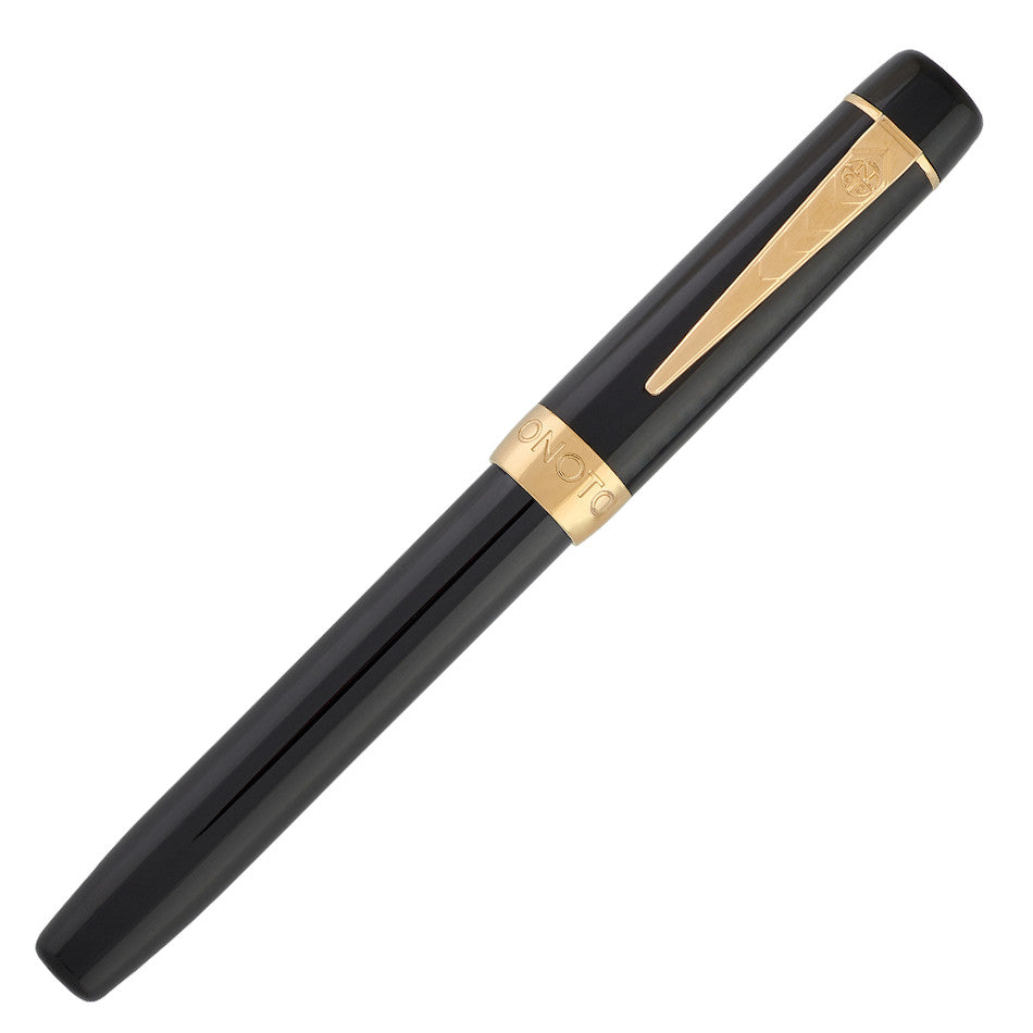 Onoto Scholar Fountain Pen Black with Gold Trim by Onoto at Cult Pens