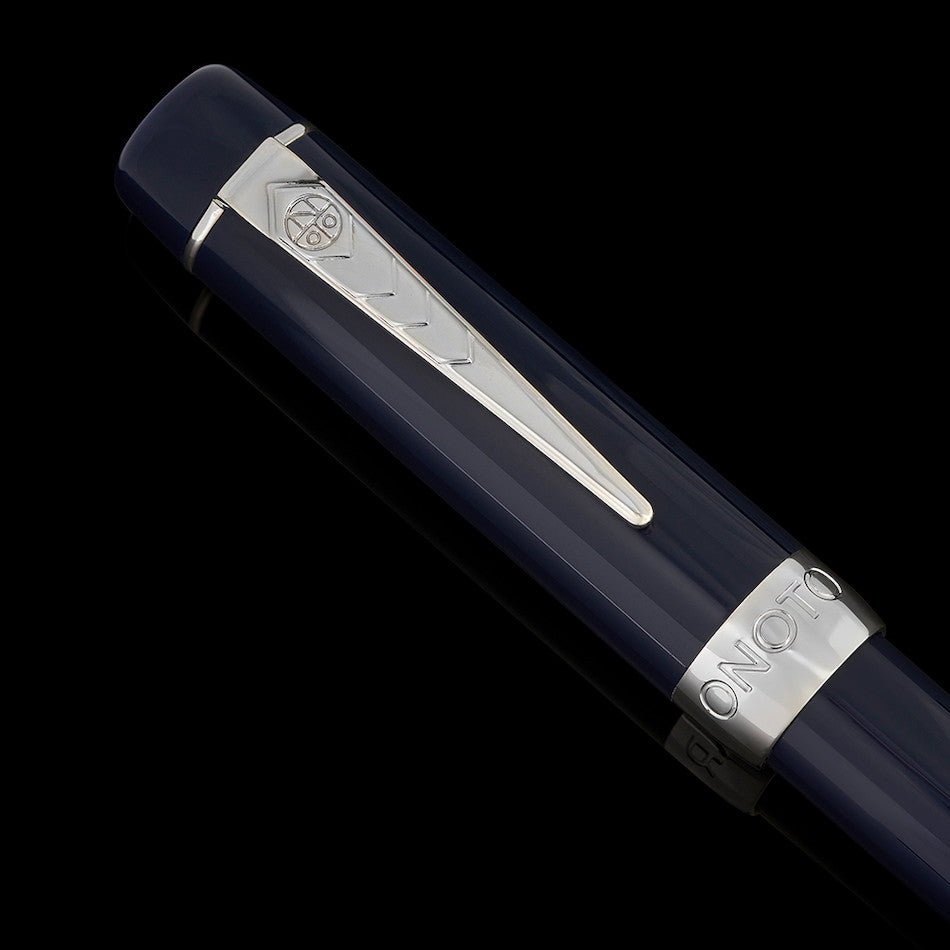 Onoto Scholar Fountain Pen Blue with Silver Trim by Onoto at Cult Pens