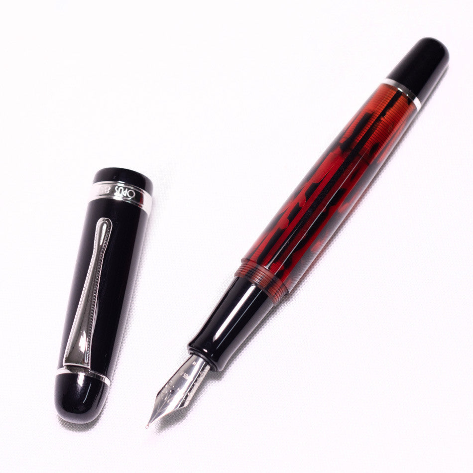 Opus 88 Jazz Fountain Pen Red by Opus 88 at Cult Pens