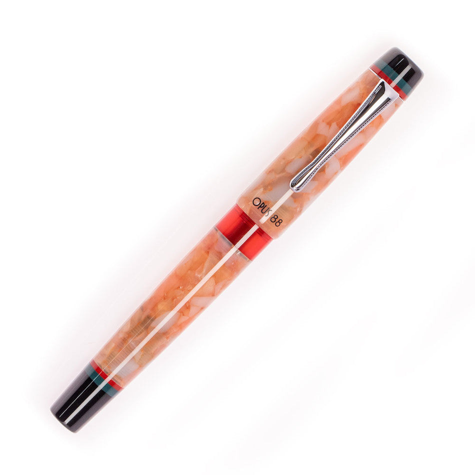 Opus 88 Minty Fountain Pen Orange by Opus 88 at Cult Pens