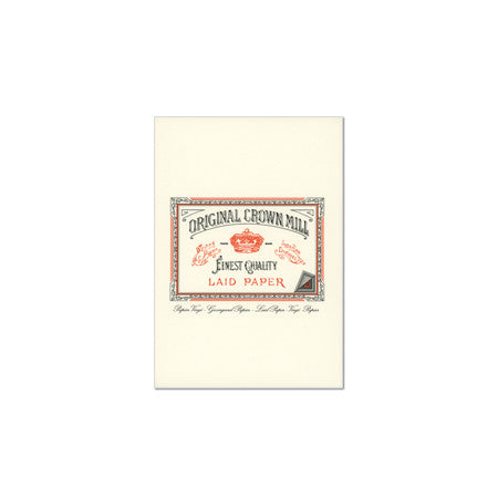 Original Crown Mill Classic Laid Paper Writing Pad A5 by Original Crown Mill at Cult Pens