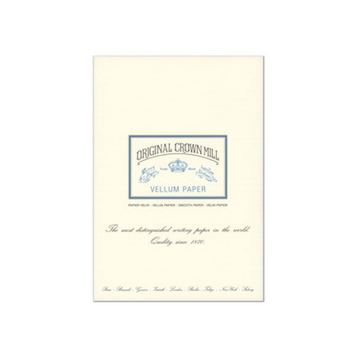 Original Crown Mill Vellum Writing Pad A4 by Original Crown Mill at Cult Pens