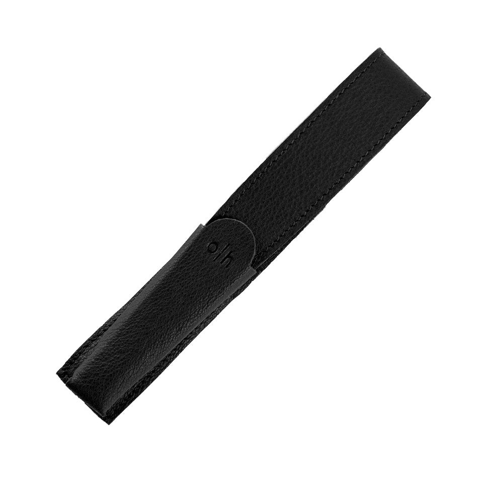 Otto Hutt Leather Pen Case for One Pen Black by Otto Hutt at Cult Pens