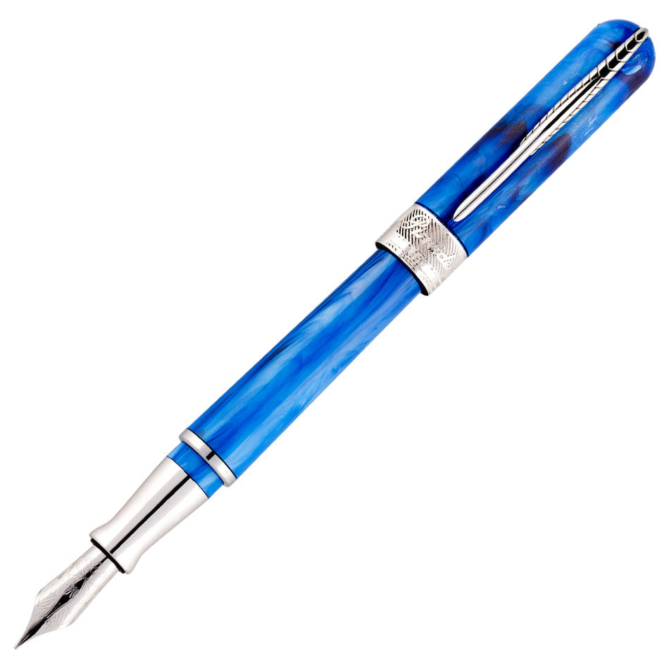Pineider Avatar UR 2019 Fountain Pen Neptune Blue by Pineider at Cult Pens