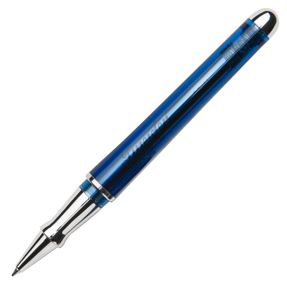 Pineider Avatar UR Demo Black Finitures Rollerball Pen Sky Blue by Pineider at Cult Pens