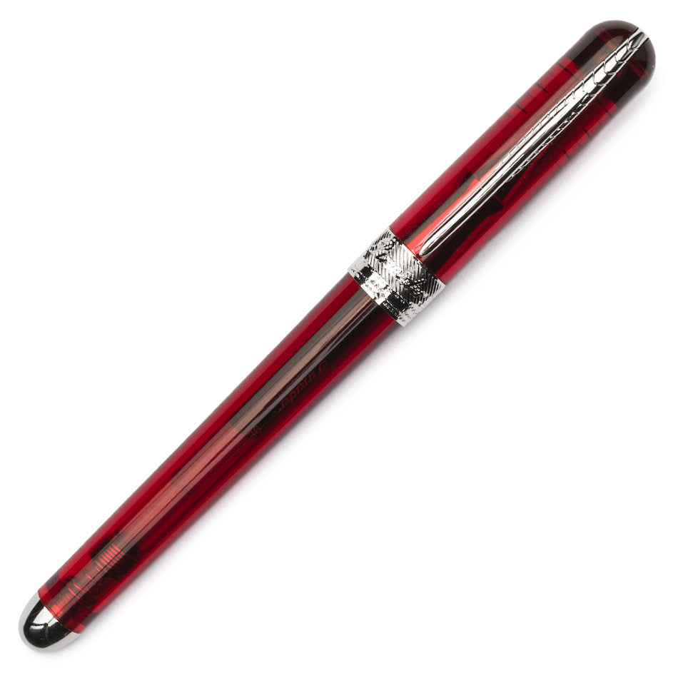Pineider Avatar UR Demo Black Finitures Rollerball Pen Wine Red by Pineider at Cult Pens