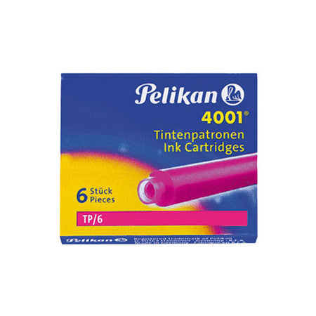 Pelikan 4001 TP/6 Ink Cartridges by Pelikan at Cult Pens