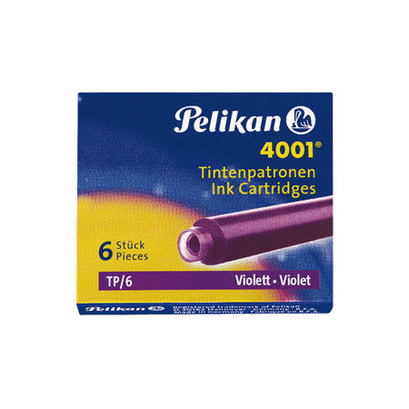 Pelikan 4001 TP/6 Ink Cartridges by Pelikan at Cult Pens