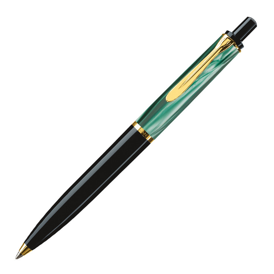 Pelikan Classic K200 Green Marbled Ballpoint Pen by Pelikan at Cult Pens