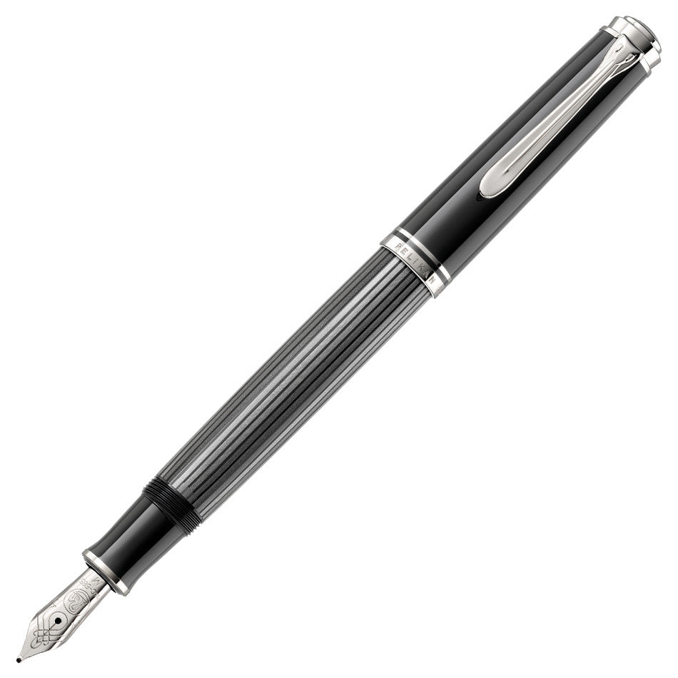 Pelikan Souveran M605 Fountain Pen Stresemann Anthracite by Pelikan at Cult Pens