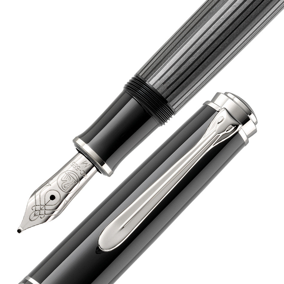Pelikan Souveran M605 Fountain Pen Stresemann Anthracite by Pelikan at Cult Pens