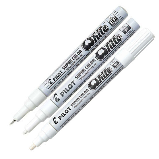 Pilot Super Color White Marker Pen by Pilot at Cult Pens