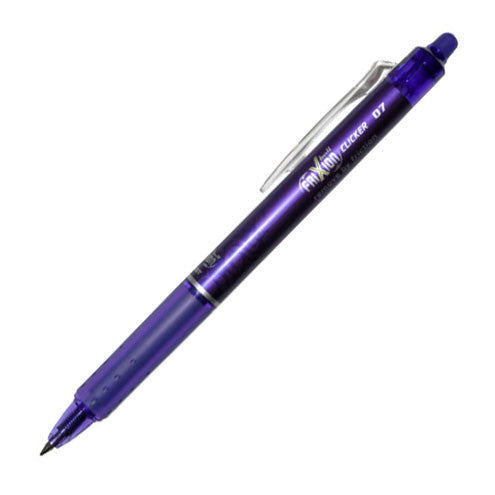 Pilot FriXion Clicker Erasable Rollerball Pen 07 Medium by Pilot at Cult Pens