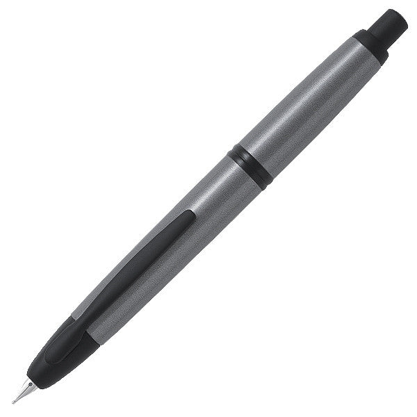 Pilot Capless Fountain Pen Grey with Matt Black Trim by Pilot at Cult Pens