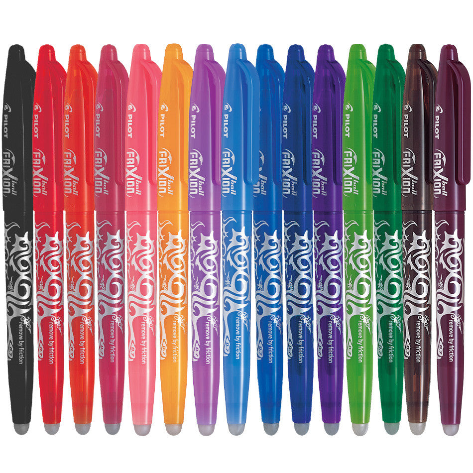 Pilot Frixion Erasable Rollerball Pen Assorted Set of 15 by Pilot at Cult Pens