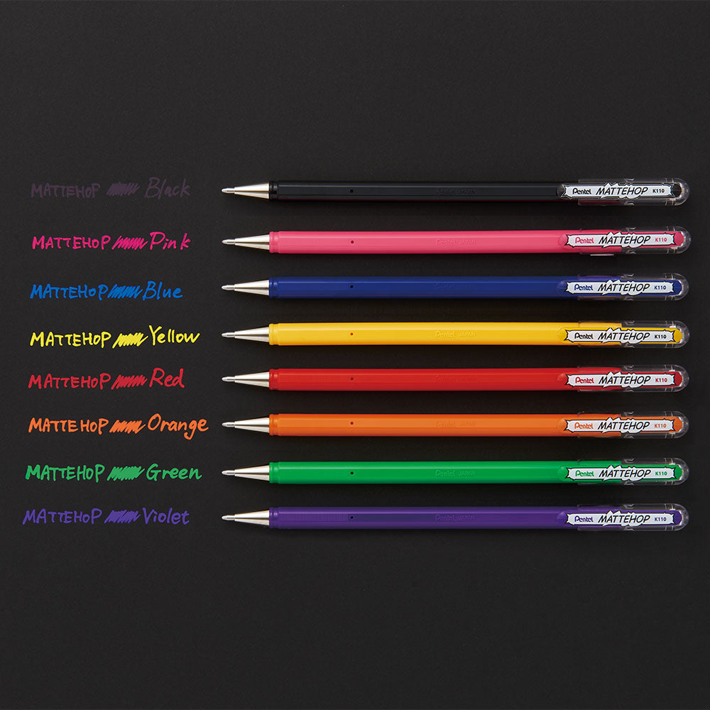 Pentel Mattehop 1.0mm Gel Pen by Pentel at Cult Pens
