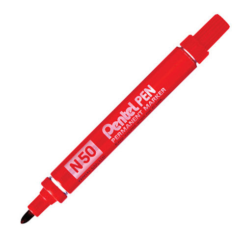 Pentel N50 Permanent Marker Pen Bullet Tip by Pentel at Cult Pens