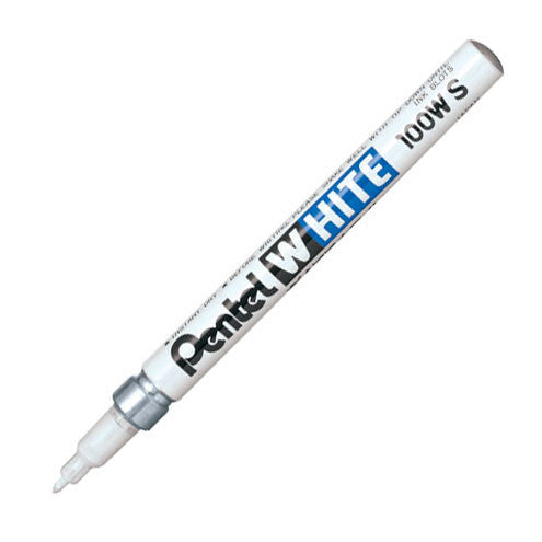 Pentel White Marker Pen Fine 100WS by Pentel at Cult Pens