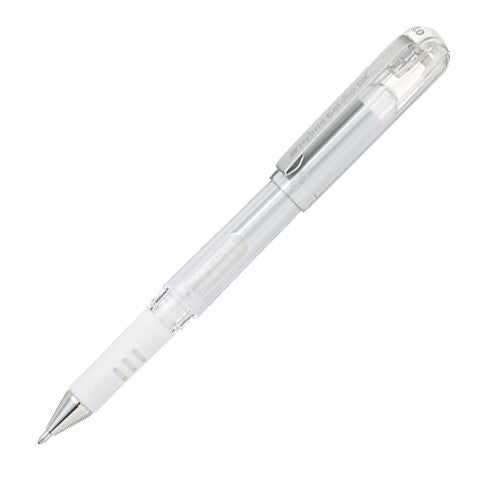 Pentel Hybrid Gel Grip DX White K230W by Pentel at Cult Pens