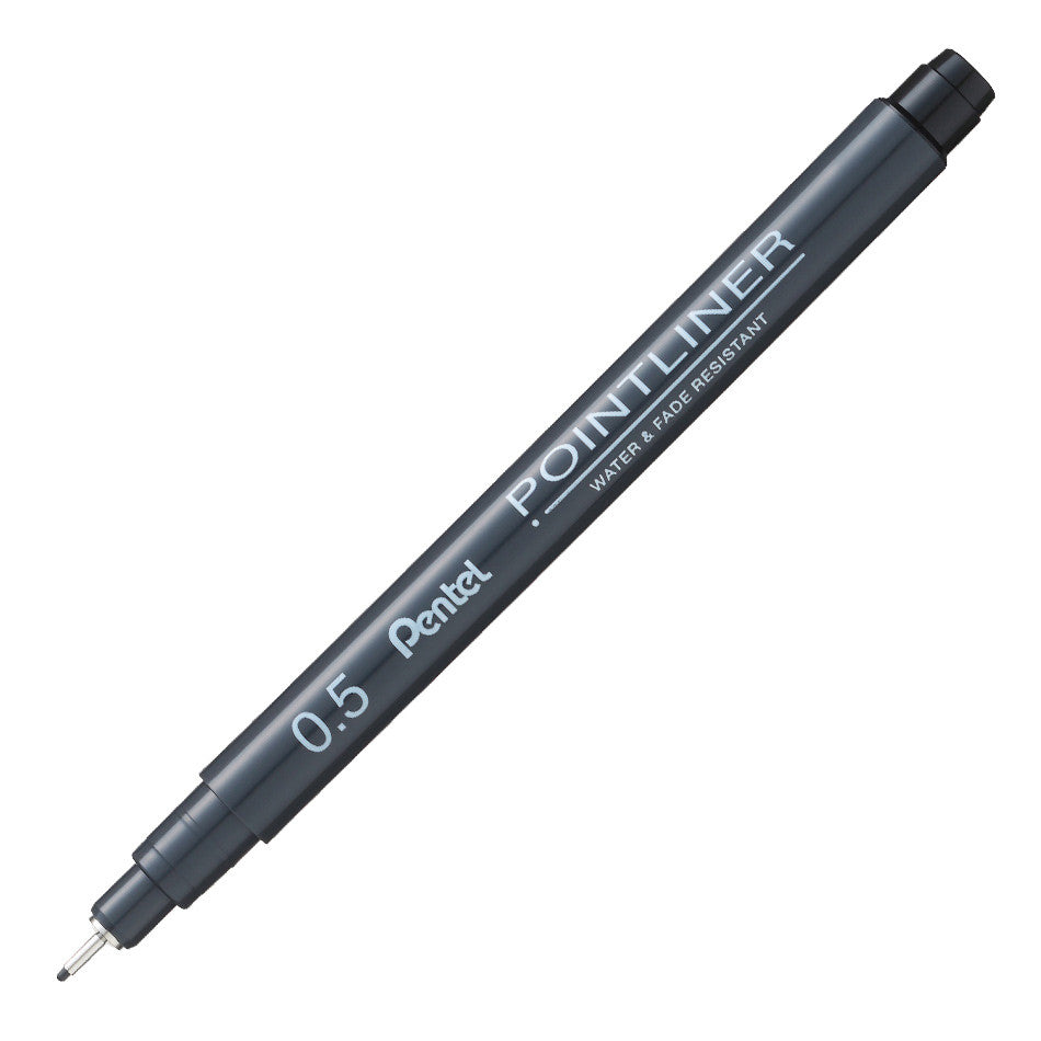 Pentel Pointliner Pen Black Set of 5 Assorted by Pentel at Cult Pens