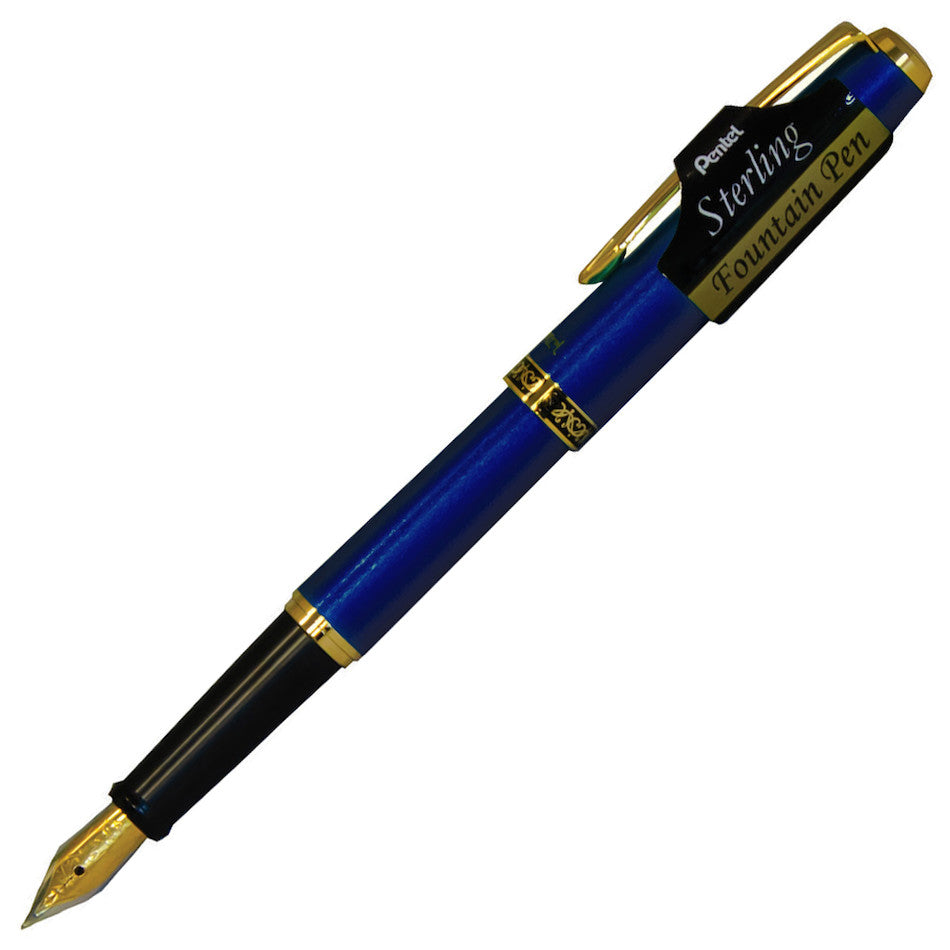 Pentel Sterling Fountain Pen Sapphire by Pentel at Cult Pens