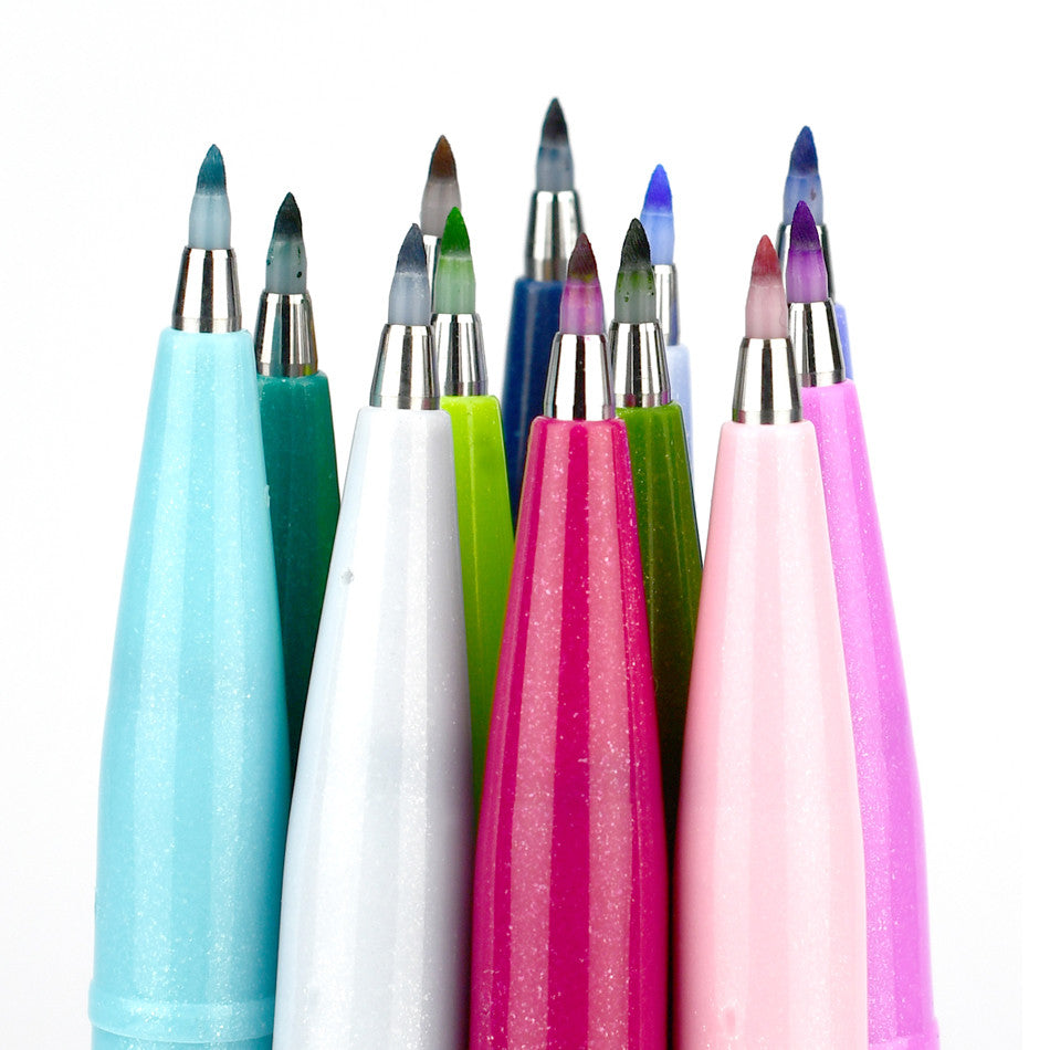 Pentel Touch Brush Sign Pen Set of 12 Fresh Shades by Pentel at Cult Pens