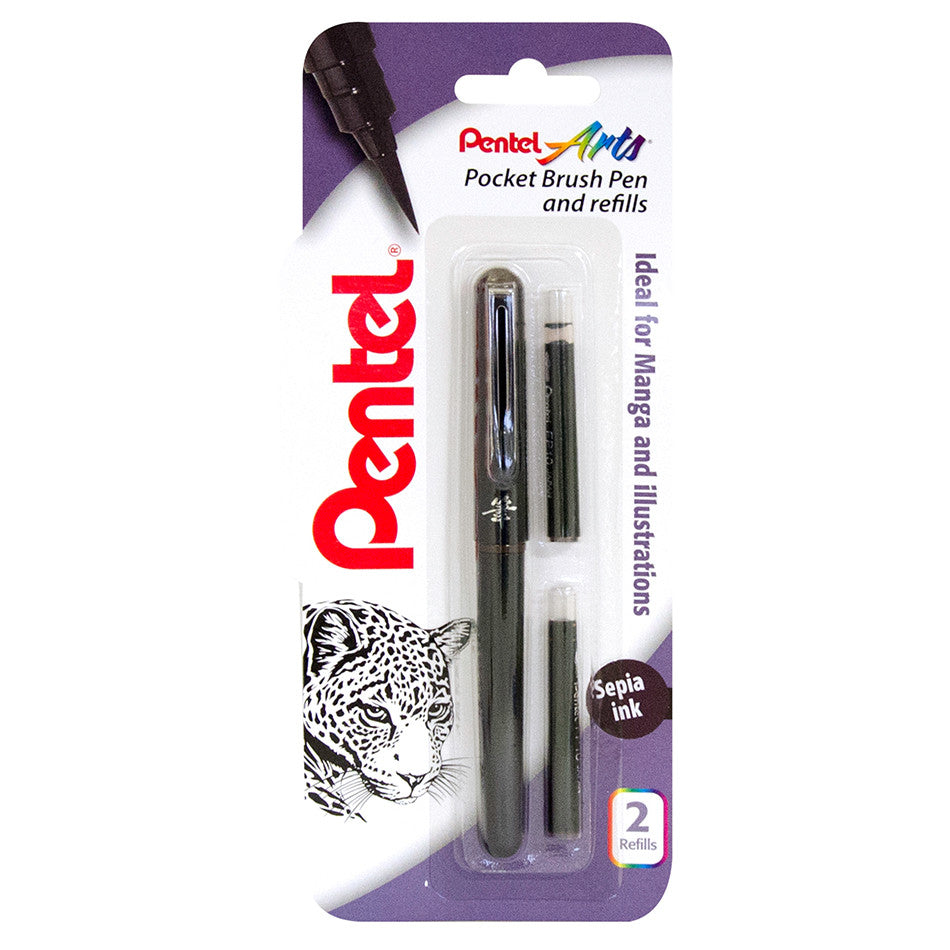 Pentel Pocket Brush Pen XGFKP by Pentel at Cult Pens
