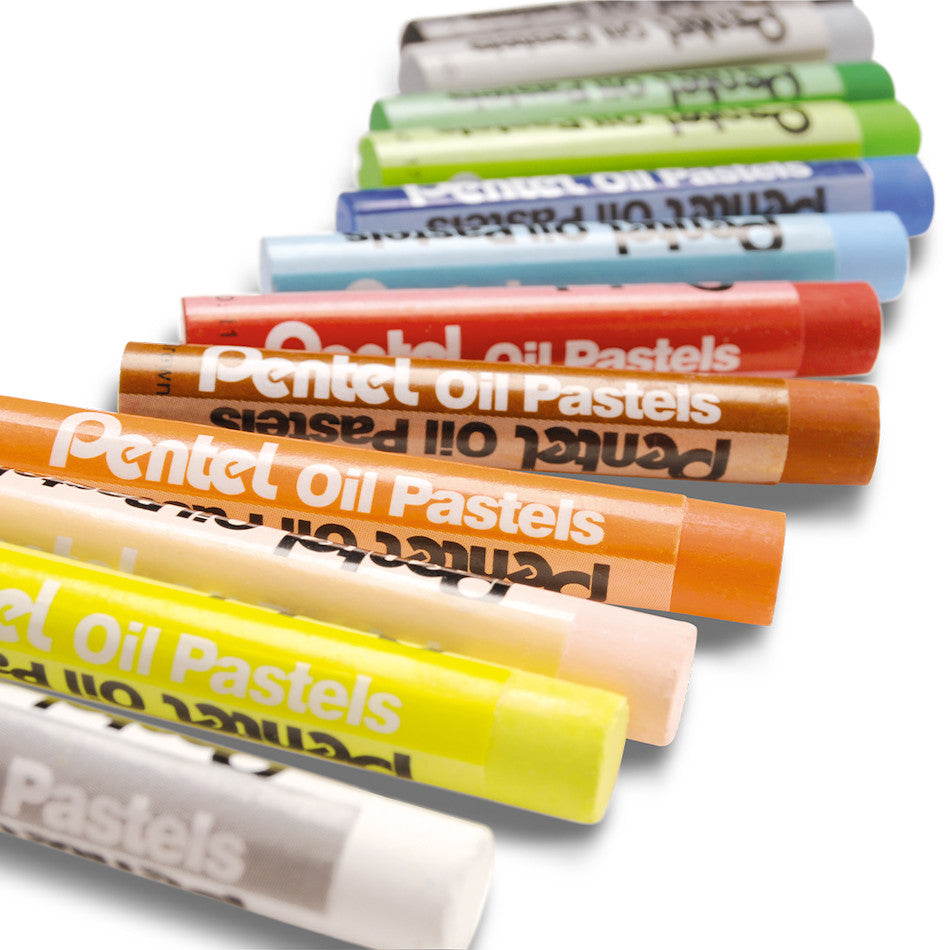 Pentel Oil Pastel Set of 12 by Pentel at Cult Pens