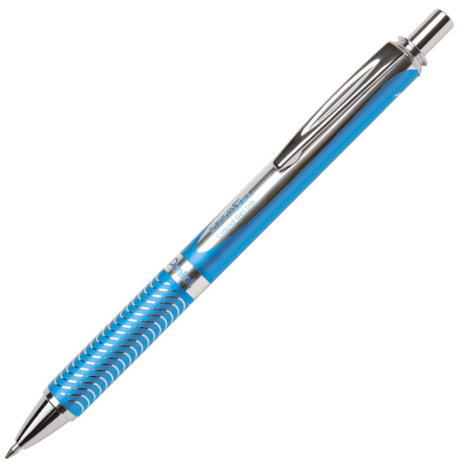 Pentel EnerGel Sterling Gel Rollerball Pen Sky Blue with Gift Box by Pentel at Cult Pens