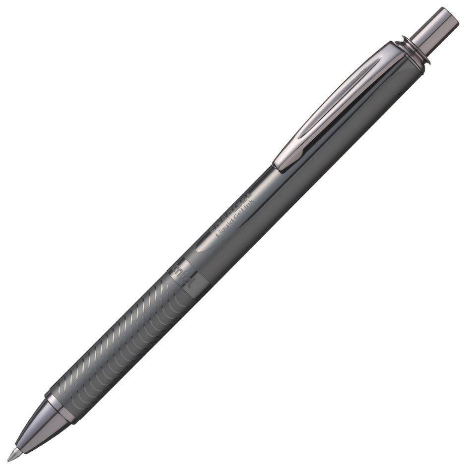 Pentel EnerGel Sterling Gel Rollerball Pen Smoke Grey with Gift Box by Pentel at Cult Pens