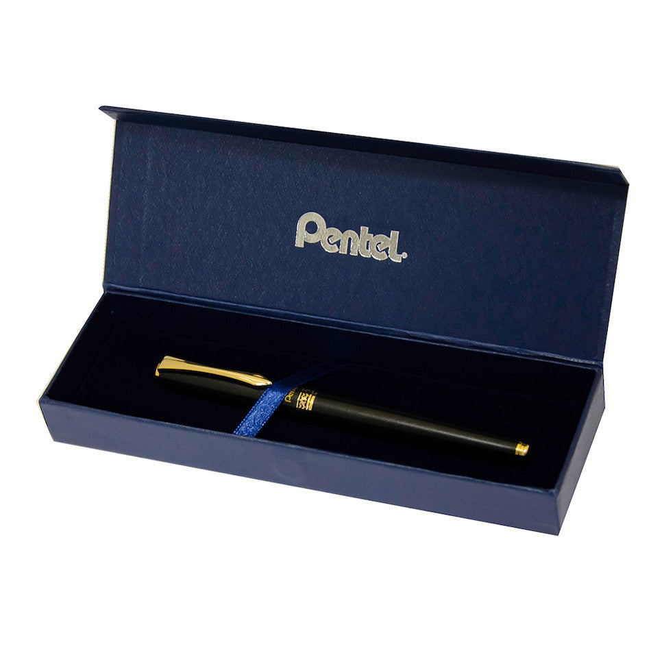 Pentel Sterling Fountain Pen Obsidian with Gift Box by Pentel at Cult Pens