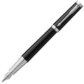 Parker Ingenuity Fountain Pen Black with Chrome Trim by Parker at Cult Pens