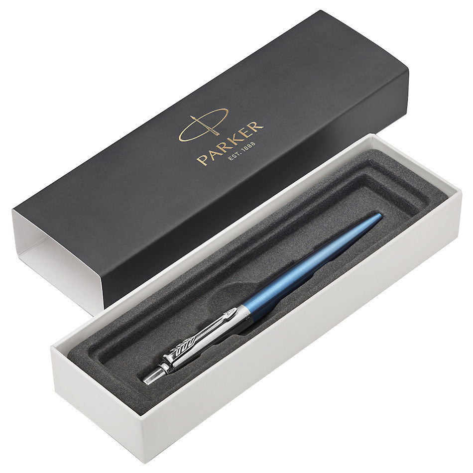 Parker Jotter Ballpoint Pen Waterloo Blue by Parker at Cult Pens