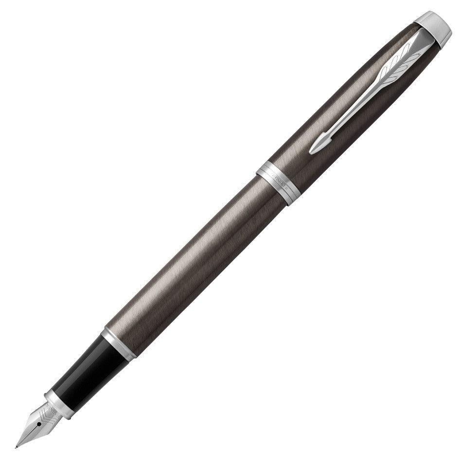 Parker IM Fountain Pen Dark Espresso with Chrome Trim by Parker at Cult Pens