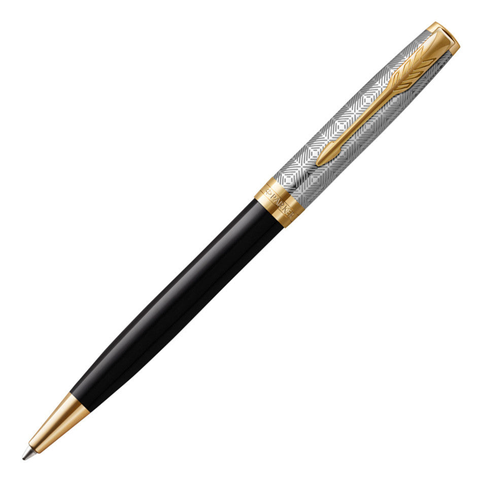 Parker Sonnet Ballpoint Pen Metal Black by Parker at Cult Pens