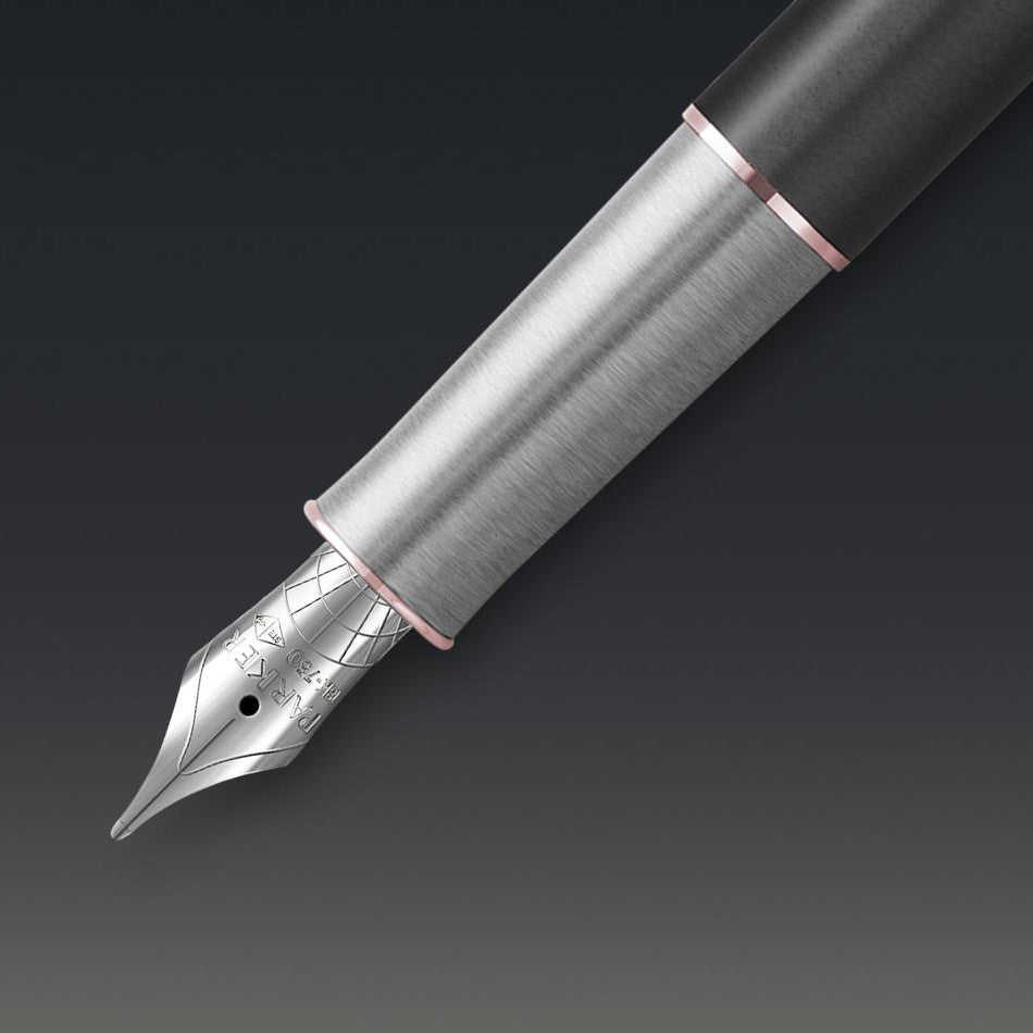 Parker Sonnet Fountain Pen Metal Grey by Parker at Cult Pens