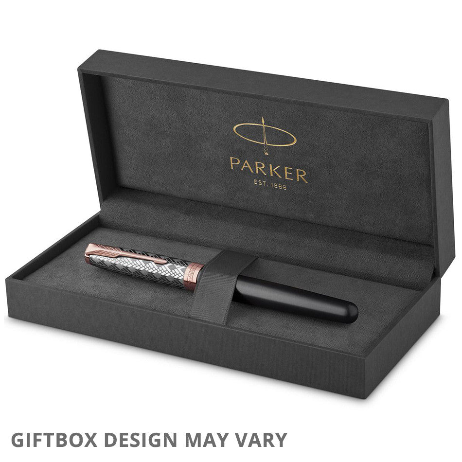 Parker Sonnet Fountain Pen Metal Grey by Parker at Cult Pens