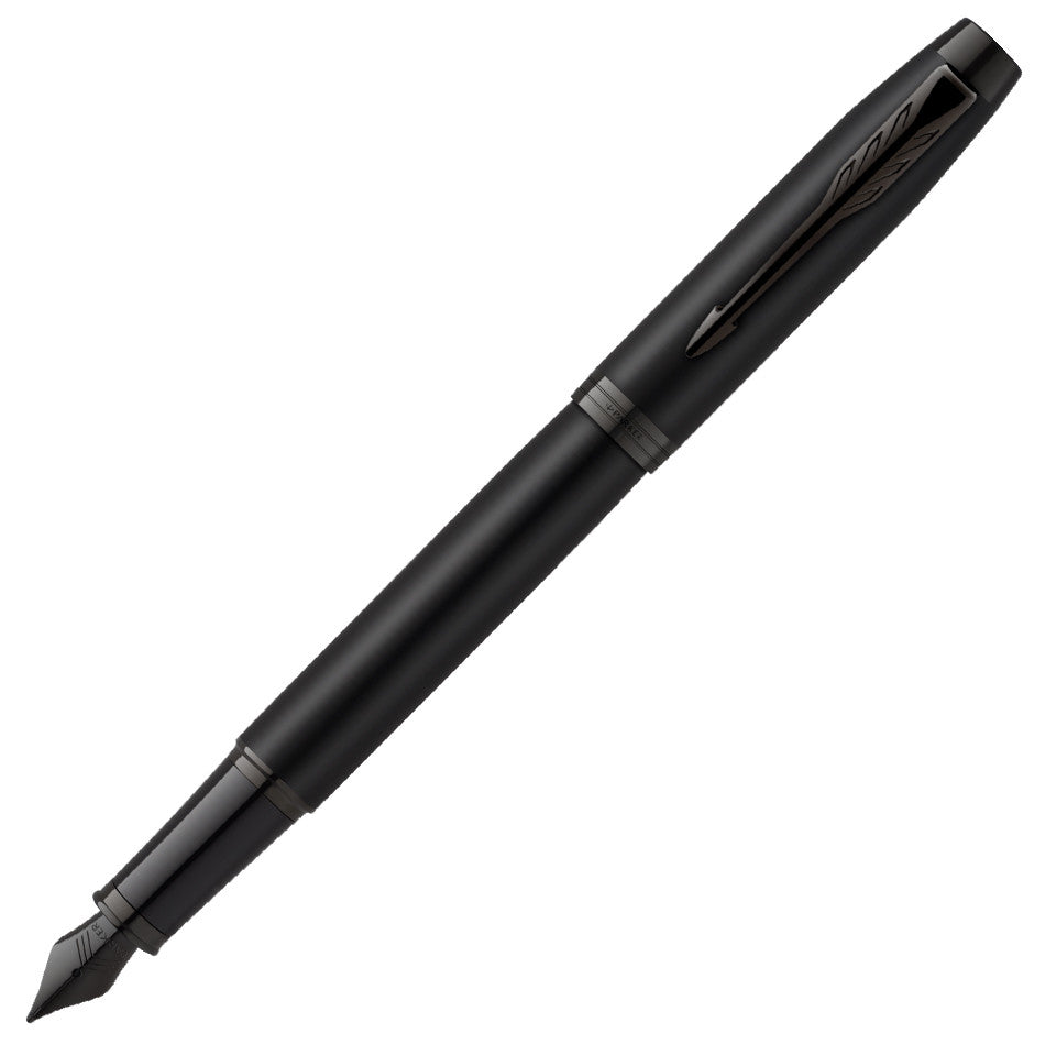 Parker IM Achromatic Fountain Pen Matte Black by Parker at Cult Pens