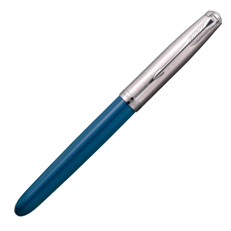 Parker 51 Fountain Pen Teal Blue by Parker at Cult Pens